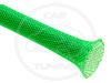 Оплетка PET Эластичная Кабельная Оплетка (ПолиЭтиленТерефталат) - 0,32 см, неон зеленый   PTN0,13NG