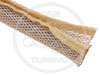 Оплетка Wrap Застегивающаяся эластичная кабельная оплетка (на замке-липучке) - 1,27 см, бежевый (трудновоспламеняющаяся)  FWF0,50TB